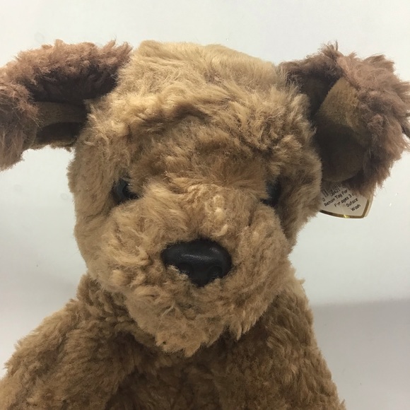 Ty Toys Vintage Ty Beanie Baby 996 Chips Brown Dog Puppy Plush